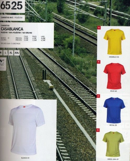 Fotolog de comercialwrc - Foto - Camisetas 160 Gr Caja X 100: Camisetas 160 Gr Caja X 100